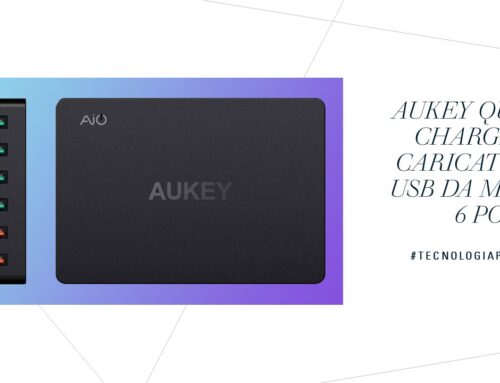 AUKEY Quick Charge 3.0 Caricatore USB da Muro 6 Porte
