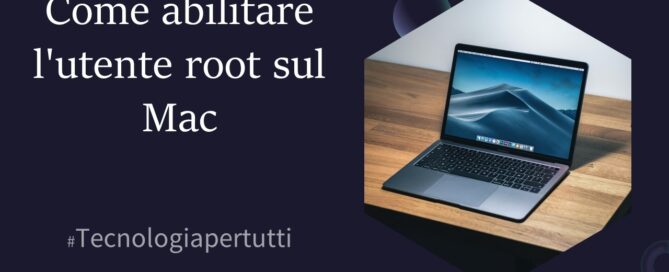 Come abilitare l'utente root sul Mac 2 Come abilitare l'utente root sul Mac