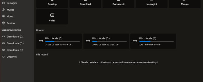 Files UWP un esplora file moderno 6 Files UWP un esplora file moderno