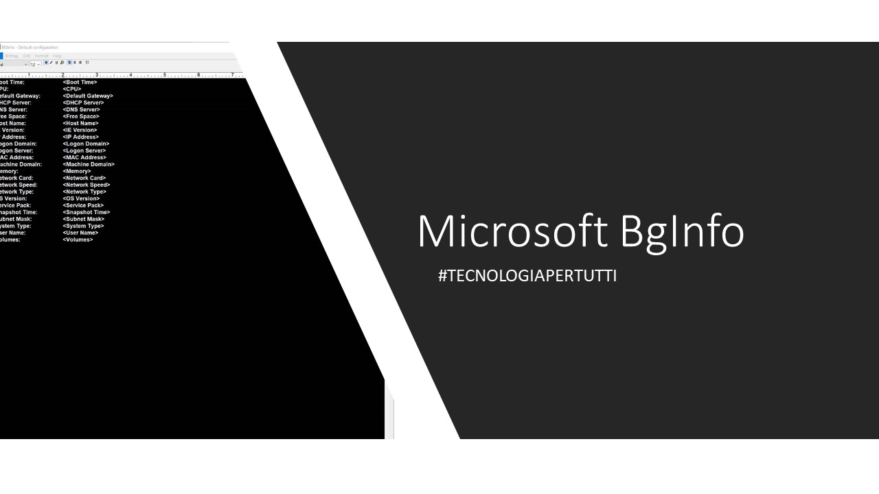 Microsoft BgInfo