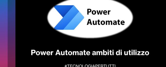Power Automate ambiti di utilizzo