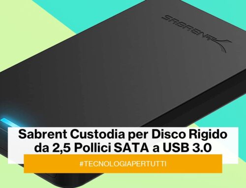 Sabrent Custodia per Disco Rigido da 2,5 Pollici SATA a USB 3.0
