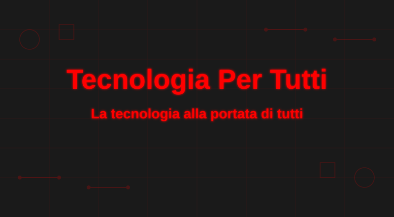 Tecnologia per tutti Logo